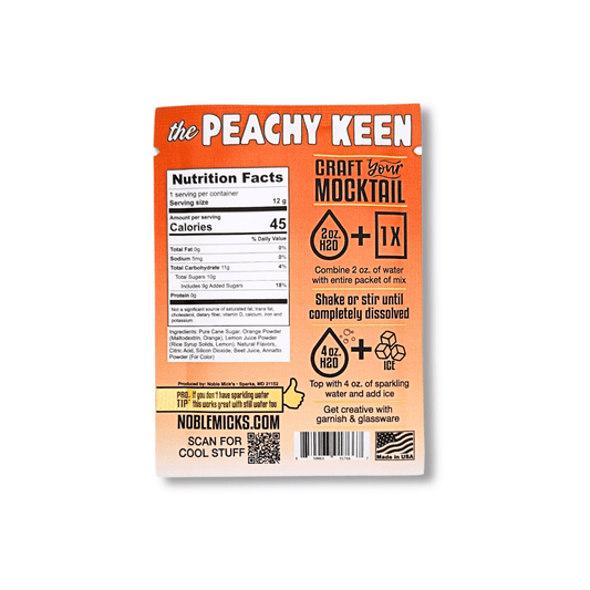 The Peachy Keen Mocktail (24 - pack) - NobleMicks