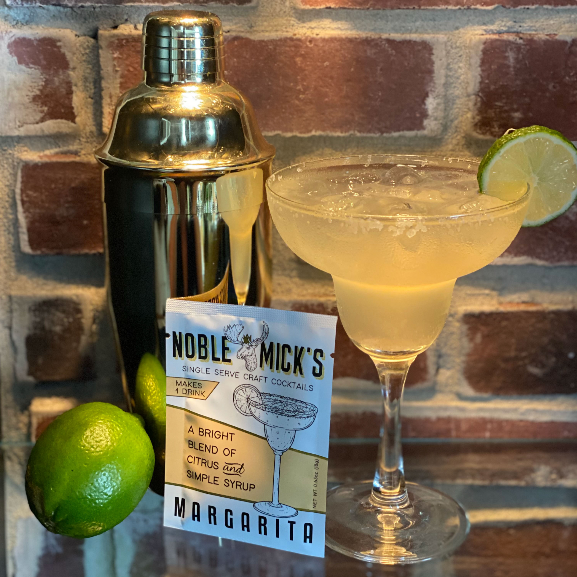 Noble Micks Single Serve Craft Cocktail Mix Spicy Jalapeno Margarita